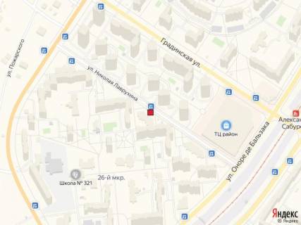 Нестандарт A у Києві, 1,25x2,10  Вул. Лаврухіна, 9 схема
