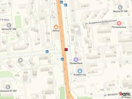 Билборд A в Киеве Просп. Палладіна, 18/30 схема