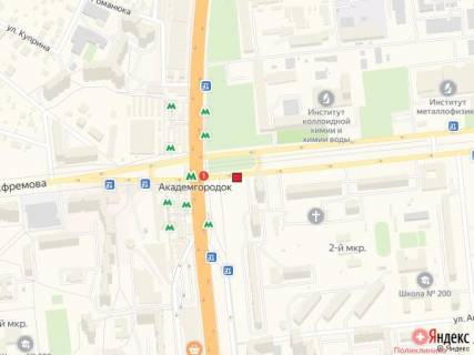 Нестандарт A в Киеве, 1,25x2,10  Бульв. Вернадського, 87 схема