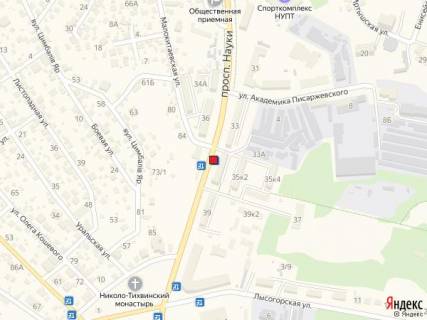 Нестандарт  у Києві просп. Науки, 35 схема