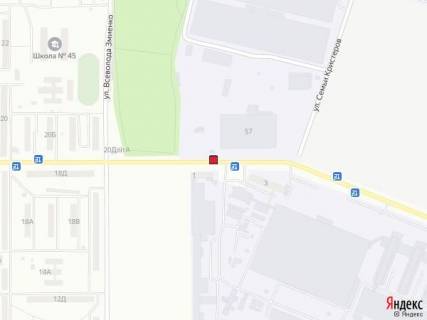 Билборд A в Киеве Вул. Північно-Сирецька, 57 схема
