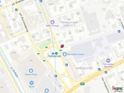 Билборд A в Киеве Вул. Д. Маккейна, п/с схема