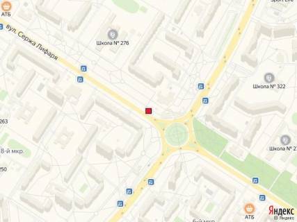 Билборд A в Киеве Вул. Сабурова,63/12 схема