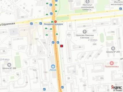 Билборд A в Киеве Проспект Палладіна, 24 (дорога дублер) схема