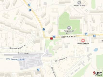 Білборд, Бігборд (Борд)  A у Києві Вул. Мостицька,11 схема