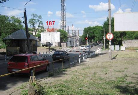 Білборд, Бігборд (Борд)  A у Запоріжжі, Щит 3х6.12  187 Запорожье  Верхняя (жд переезд) Фото 1