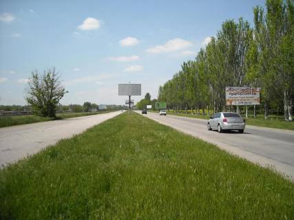 Білборд A у Запоріжжі 142_Запорожье_ул.Тиражная 220от выезда из НИИ "Масленичных культур"-выезд из города Фото 1