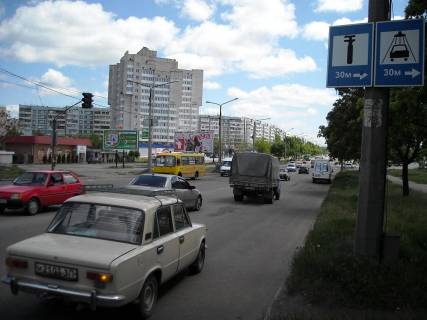 Білборд, Бігборд (Борд)  B у Запоріжжі 073_Запорожье_Хортицкое шоссе / ул.Маршала Судца - рынок Фото 1