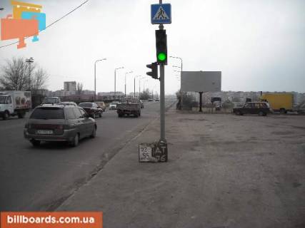 Билборд A в Запорожье, 3x6  166_Запорожье_ул Совхозная ул Автозаводская  фото 1