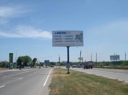 Білборд, Бігборд (Борд)  + у Запоріжжі, 3x6  145_Запорожье_ул.Тиражная 110м от въезда в Осипенкосвкий микрорайон  -въезд в город Фото 1