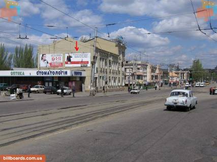 Билборд B в Запорожье, 3x6  035_Запорожье_проспект Соборний (проспект Леніна)  ул Космическая фото 1