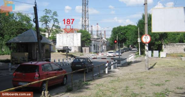 Білборд, Бігборд (Борд)  B у Запоріжжі, Щит 3х6.12  187 Запорожье  Верхняя (жд переезд)  Фото 1