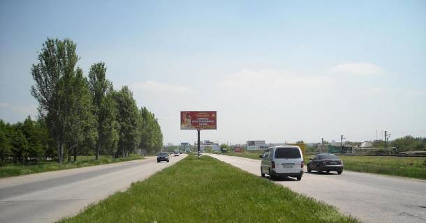 Билборд A в Запорожье, 3x6  143_Запорожье_ул.Тиражная 80от выезда из НИИ "Масленичных культур"-въезд в город фото 1