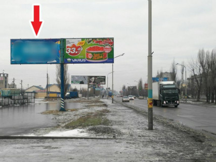 Билборд B в Павлограде, 3х6  вул. Дніпровська, 129 (Центр, Варус, поворот на вул. Богуна Івана) фото 1