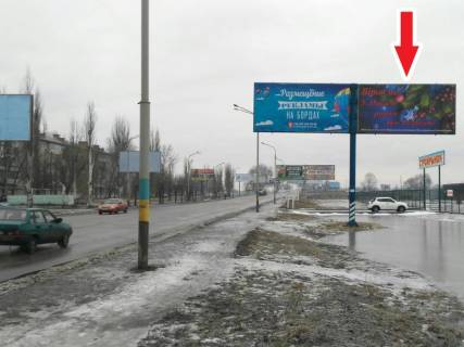 Билборд A в Павлограде, 3х6  вул. Дніпровська, 129 (Центр, Варус, поворот на вул. Богуна Івана) фото 1