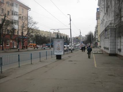 Ситилайт A в Житомире, 1,2х1,8  вул. Перемоги №2 (офіс ЮРЕКСа, банк Національний кредит) ст.А фото 1
