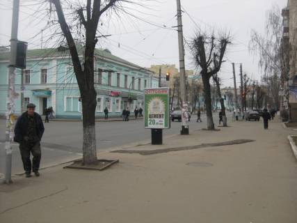 Ситилайт A в Житомире вул. Бердичівська №1 (кафе Рудь, Педуніверситет) ст.А фото 1