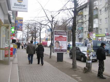 Ситилайт B в Житомире вул. Хлібна (центральний ринок Житній) ст.Б фото 1