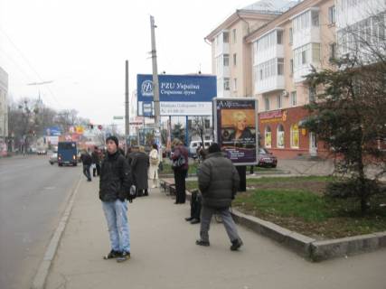 Ситилайт A в Житомире, 1,2х1,8  пл. Перемоги №3 (зупинка, м-н Темп) ст.А фото 1