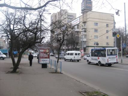 Ситилайт B в Житомире вул. Перемоги (кафе Арт Бургер, зупинка Собор) ст.Б фото 1