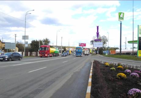 Билборд A в Киеве Гостомельське шосе, 23км+700м,  АЗС "ОККО", виїзд з Ірпеня, напрямок у Київ фото 1