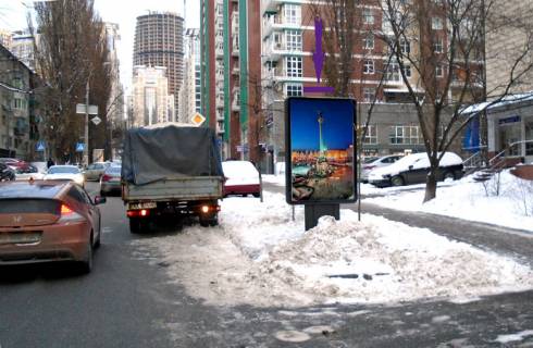 Ситилайт A в Киеве, 1,2 X 1,8 м  вул. Ковпака,3, ЖК Французкий Квартал фото 1