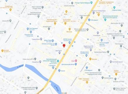 Билборд A в Кропивницкий (Кировоград) Центр - Мурай схема