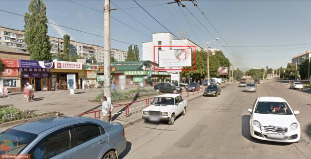 Білборд, Бігборд (Борд)  B у Кропивницький (Кіровоград), 3x6  вул. Преображенська (маг. «Мурай»). Фото 1