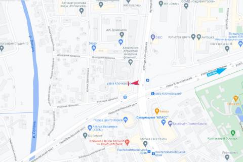 Видеоборд A в Харькове, 5,76х11,52  Клочковська вул., 99-А, БЦ "Панорама", до центру (Супермаркети "КЛАСС", "Рост", магазин МДК, автосалон "Порше") *вертикальний - 532152 схема