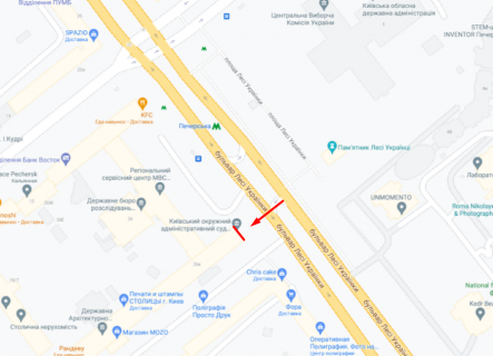Видеоборд A в Киеве, 6,72х15,36  Бульвар Леси Украинки, 26  (м. Печерск)_2 - 381805 схема