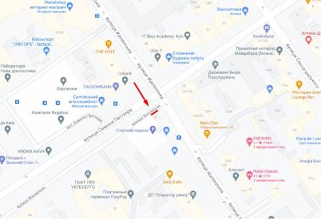 Video Billboard A in Kyiv, 6,0х16,0  S. Petluri st., 27 - 454232 scheme