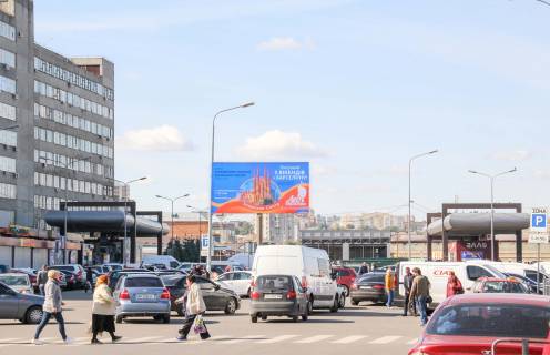 Видеоборд B у Харкові, 6x3  Піскуновська вул. - Машинобудівний ін., В центр - ЦЕНТРАЛЬНИЙ РИНОК (Макдональдс, Будинок Торгівлі, метро) - 295715 Фото 1