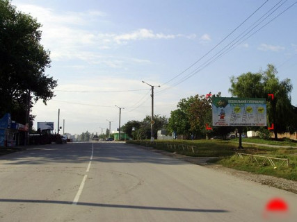Билборд A в Каменец-Подольском, 6x3  Хмельницьке шосе - вул. Черняхівського (північно-західна сторона) фото 1