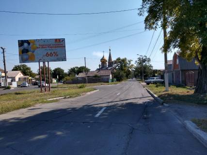 Билборд A в Мариуполе, 3х6  ул. Кальмиусскаяул. Кирова Церковь   фото 1