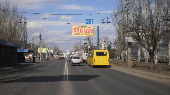 Білборд, Бігборд (Борд)  A у Маріуполі, 3х6  пр. Строителей (район дома №147/234) Фото 1