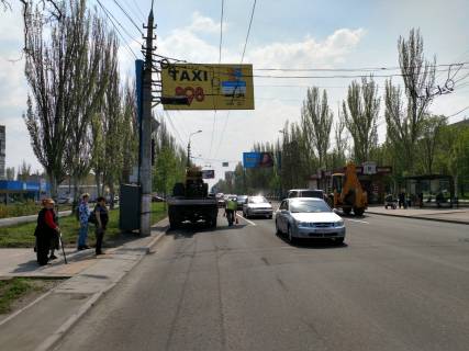 Білборд, Бігборд (Борд)  B у Маріуполі, 3х6  пр. Строителей (район дома №147/234) Фото 1