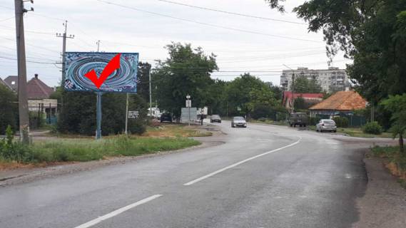 Билборд B в Токмаке, 3x6  перехрестя вул. 14 Вересня та вул. Володимирська фото 1