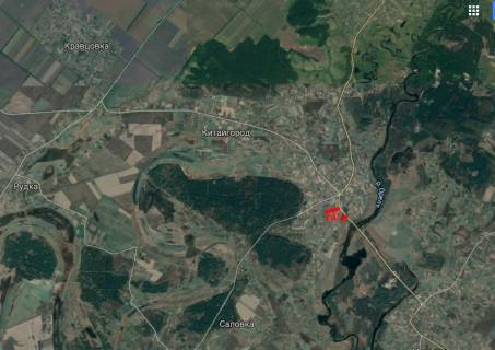 Билборд B в Китайгороді, 3x6  Царичанка - Дніпро, с. Китайгород схема