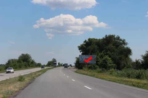 Билборд A в Запорожье, 3x6  траса Петриківка - Лобойківка, напрям до м. Дніпро, перед АЗС WOG фото 1