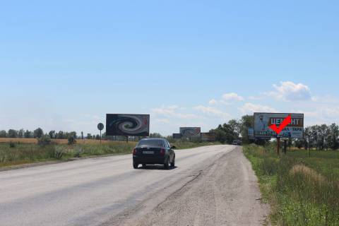 Билборд A в Запорожье, 3x6  Балівка - Лобойківка - Єлизаветівка, напрям до м. Кам'янське фото 1