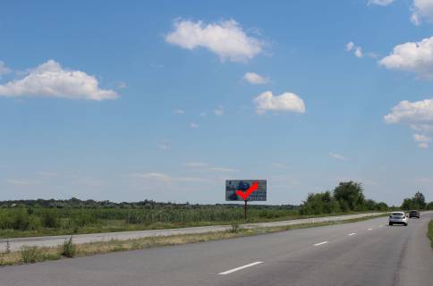 Билборд B на трассах Днепровской области, 3x6  Балівка - Лобойківка - Єлизаветівка, напрям до м. Дніпро (АЗС WOG) фото 1
