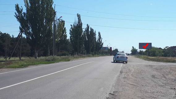 Билборд A в Приморске, 3x6  в сторону м. Бердянськ, пер-тя вул. Центральна - вул. Пушкіна, навпроти АЗС фото 1
