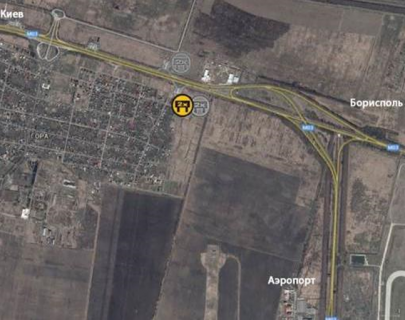 Мегаборд A у Бориспільська траса, 36x12  32,900 км автомагістралі Київ-Бориспіль-А схема