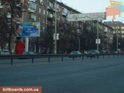 Бэклайт  в Киеве просп. Берестейський (Перемоги), парк КПІ, зупинка "Зоопарк" рух з центру, ливоруч фото 1