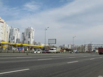 Билборд B в Киеве, 6x3  Бажана Миколи проспект 1д, рух із центру міста (біля АЗС "КЛО"), ліворуч фото 1