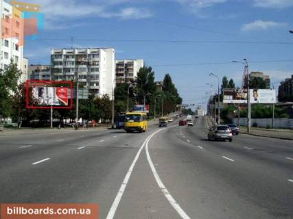 Білборд, Бігборд (Борд)   у Києві Вадима Гетьмана (Индустриальная) ул., 26б (напротив ТЦ"Аркадия") Фото 1