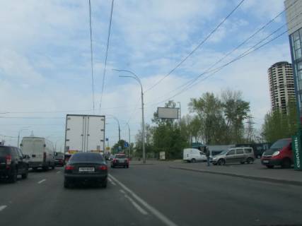 Бэклайт A в Киеве, 6x3  Шухевича Романа (Ватутіна генерала) проспект, біля зупинки "Ж/м Райдужний" фото 1