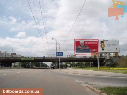 Билборд  в Киеве пл.Одесская/пр-т Глушкова(возле моста) фото 1