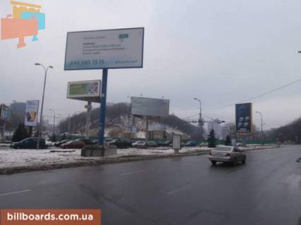 Білборд, Бігборд (Борд)   у Києві Площадь ГВОВ разделитель (Старонаводницкая/Мазепы) Фото 1