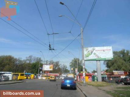 Билборд  в Киеве вул. Данила Щербаківського (Щербакова), 2 / на входе в ст. М "Нивки" фото 1